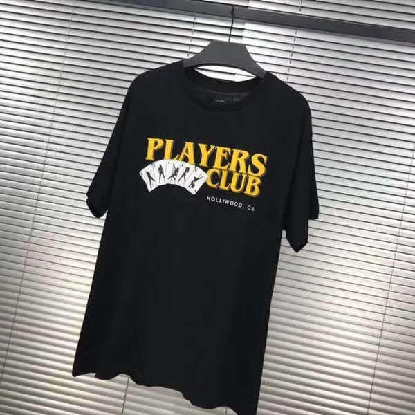 2020 SS Amiri T-shirt Fashion O Neck 