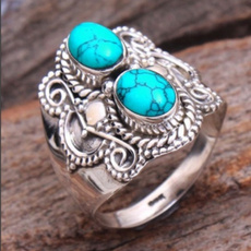 Men Jewelry, Blues, Turquoise, 925 sterling silver