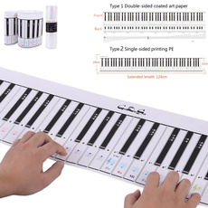 paperpiano, Waterproof, keyboardinstrument, fingeringpractice