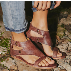 Summer, Sandals, mujer, leather