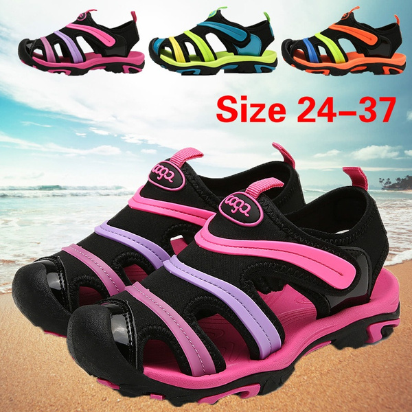 Toddler Kid Boys Girls Fashion Breathable Sandal Shoe Soft Hollow Beach ...