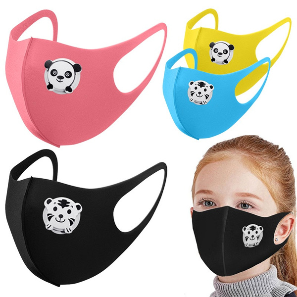 Kids Boys Girl Cotton Washable Mask Cartoon Mask Breathable Valve Protective Masks Wish