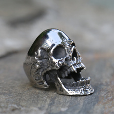 Men Jewelry, Goth, Stainless Steel, steelring