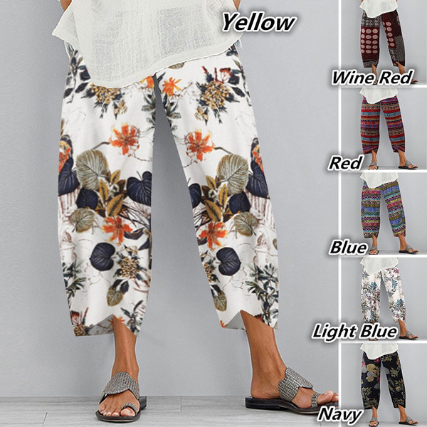 Buy Natural Cotton Full Length Formal Pant for Women Online at Fabindia |  20068363