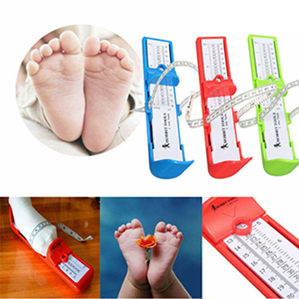 Baby Foot Ruler Kids Foot Length Measuring Gauge Feet Length Measuring NE 
