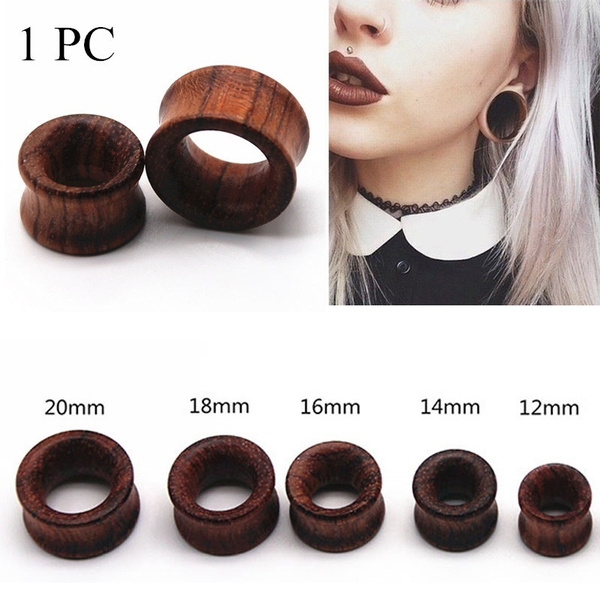 6 gauge deals tunnel earrings