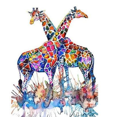 Giraffe Animal Diamond Art Kit