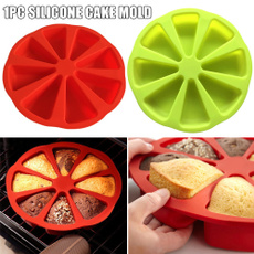 Kitchen & Dining, siliconewedgescakemould, Silicone, Tool