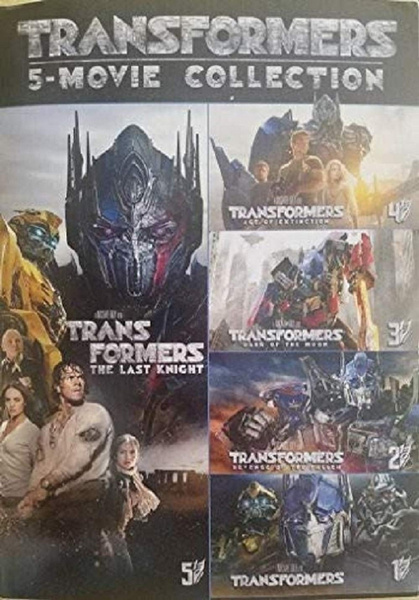 Transformers The Ultimate 5 Movie Collection DVD Wish