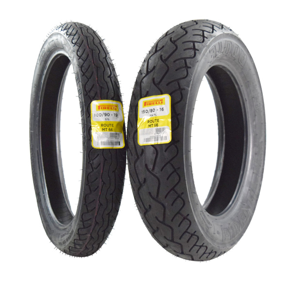 Pirelli MT 66 Route 100/90-19 150/80-16 Front & Rear Cruiser Motorcycle  Tire Set