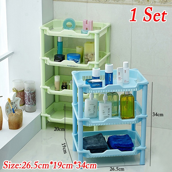 Buy Swastik Housewares Plastic Bathroom Corner Rack - 3 Tier