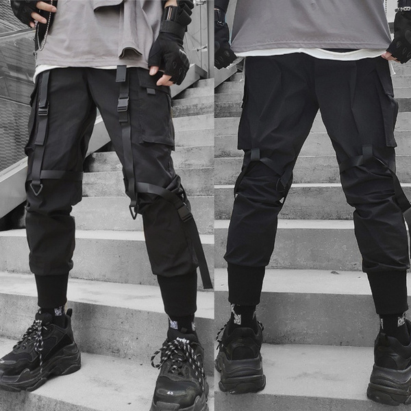 Cargo pants with store buckles