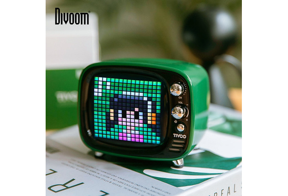 Divoom Tivoo Portable Bluetooth Speaker Smart Watch Alarm Pixel