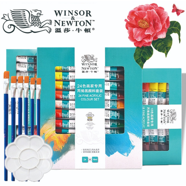 WINSOR&NEWTON 12/18/24 colors Acrylic Paints ART fine painting