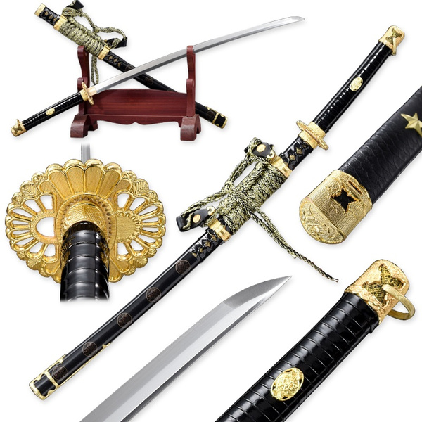 Sunflower Samurai Sword Traditional Handmade Samurai Sword Sharp 1095 Carbon Steel Of The Tang Dynasty In Japan High Hardness Wish Sunflower Samurai Sword Traditional Handmade Samurai Sword Sharp 1095 Carbon Steel Of The Tang Dynasty In Japan High Hardness Wish
