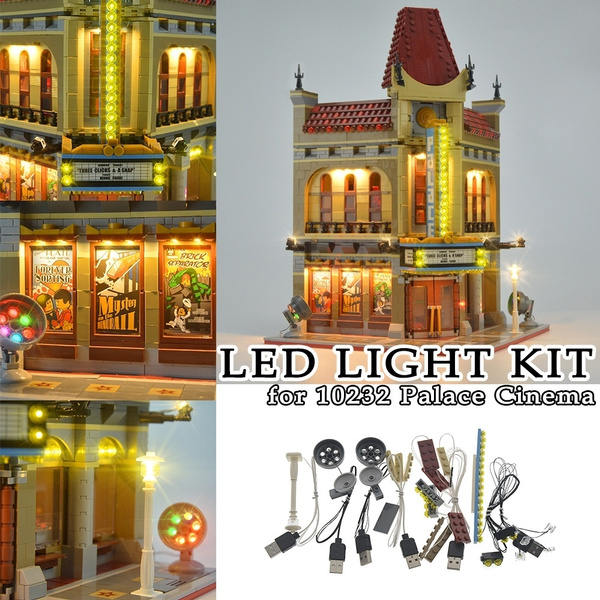 LED Light Kit for Lego 10232 Palace Cinema Decoration Moc Building