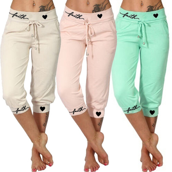 jogging capri pants