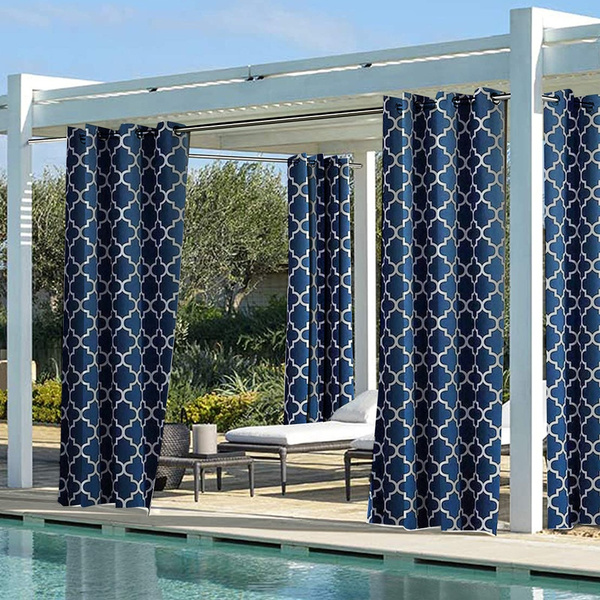 Privacy Outdoor Waterproof Curtains Panel For Pergolapatiobalcony Wish