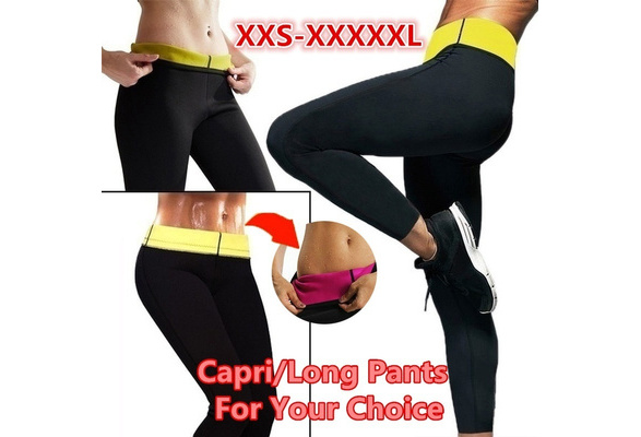 XXS-5XL Women Super Stretch Neoprene Fitness Slimming Pants Waist Trainer  Panties Body Shaper Weight Loss Fitness Sweat Shorts Tights