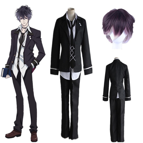 Coast Departure for east Anime Diabolik Lovers Cosplay Mukami Ruki Costumes Role Playing Coat  Clothing Set School Uniform Halloween Carnival Party Suit | Wish