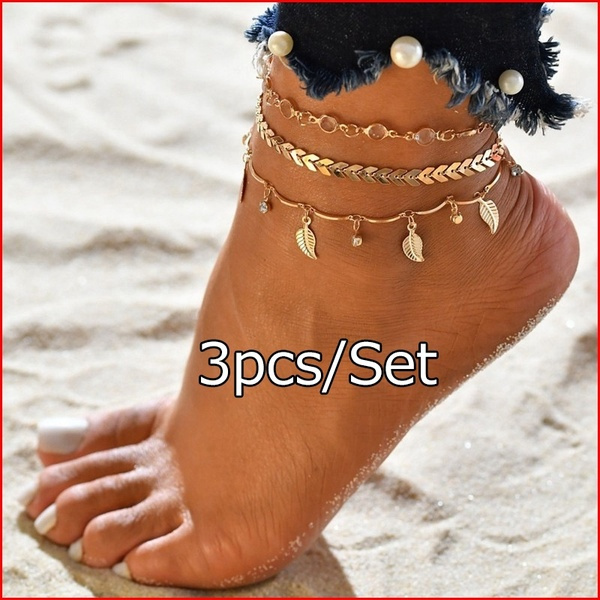 Large store ankle bracelets