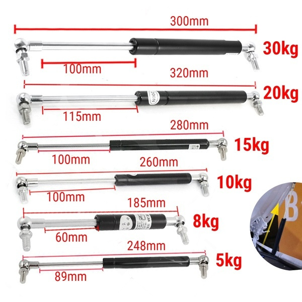 Stainless Steel Universal Gas Struts Spring For Automotive Home Doors