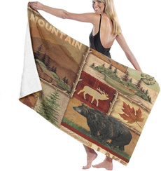 Deer, Bears, beachtowelsforwomen, beachtowelsforgirl