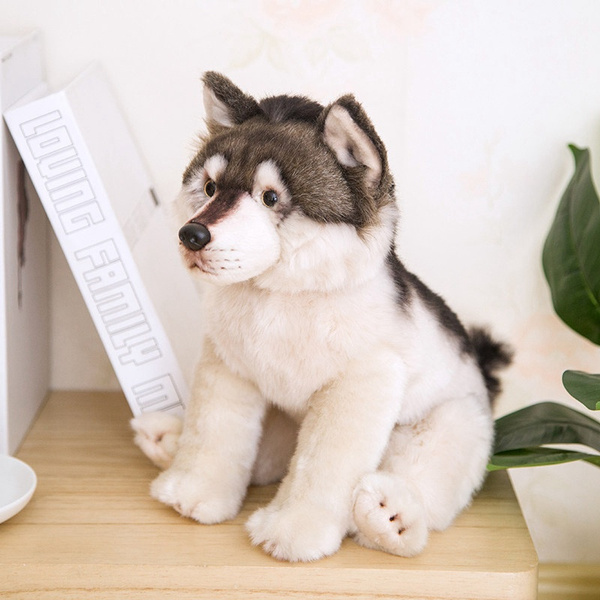 cute wolf stuffed animal