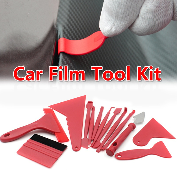 Car Wrapping Tools 7pcs/13pcs Car Sticker Vinyl Wrap Film Squeegee Scraper  Tools Car Stickers Installation Kit Scraper Tool Auto Accessories
