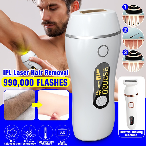 2020 New upgrade 1PCS Electric shaver 990 000 Flashes Electric