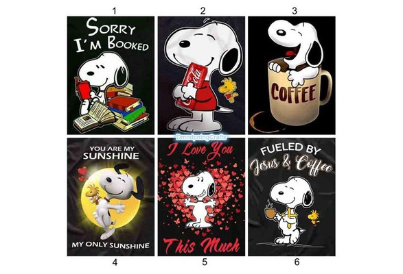 5D DIY Diamond Painting cartoon dog snoopy Diamond Embroidery