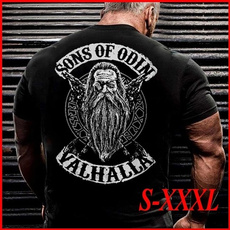 viking, Mens T Shirt, walhalla, Fashion