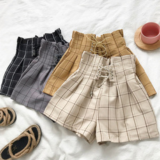 Summer, fashionhighwaistshort, high waist shorts, Lace