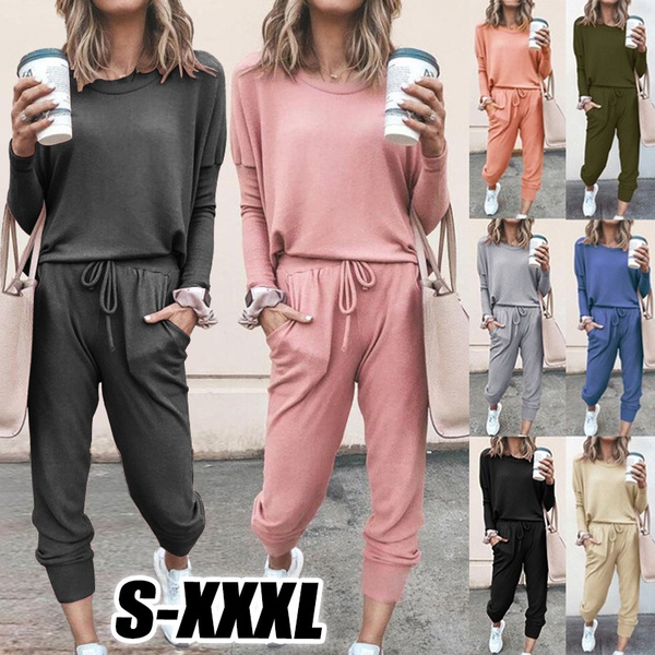 Suit Black Cotton Jogging Tracksuit 