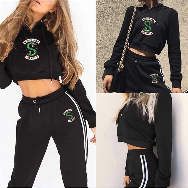 Riverdale crop 2025 top hoodie