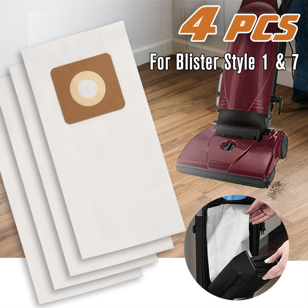 4PCS Style 1 and 7 Upright Vacuum Bags Fits PowerForce 3522 Series
