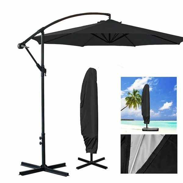 Parasol Banana Umbrella Cover Waterproof Cantilever Outdoor Garden Patio Shield 