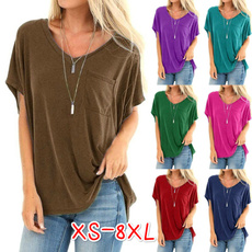 Tops & Tees, Plus Size, Cotton T Shirt, Summer