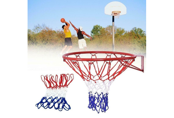 Nylon Standard Basketball Net Hoop Goal Rim Mesh Durable Nylon Thread Netball LH 