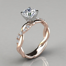 exquisite jewelry, zirconring, gold, sterling silver