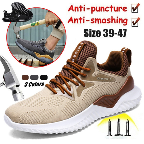 Zapatos de seguridad antigolpes para hombre calzado de trabajo anti 