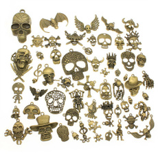 Handmade, Jewelry, skull, Pendant