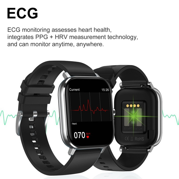 NUOVO Smart Watch IP67 Impermeabile ECG PPG Smartwatch Fitness Tracker ...