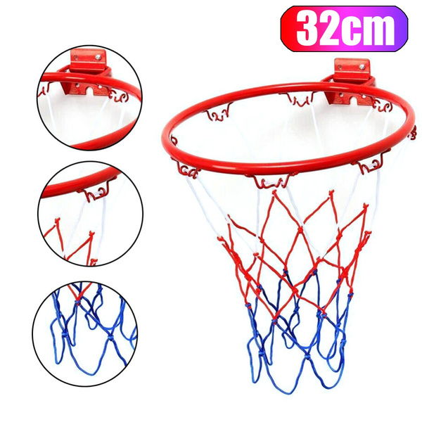 Wall Mounted Basketball Hoop Hanging Sports Netting Goal For Outdoor Sports New 