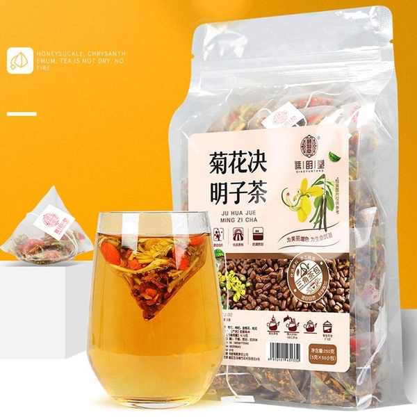 50 Sachets Bag Chrysanthemum Cassia Tea 250g Bag Triangle Bag