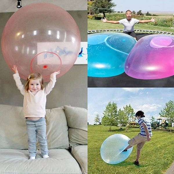 5PCS Soft Wubble bubble Ball Stretch Transparent  Kids Toy Fun 