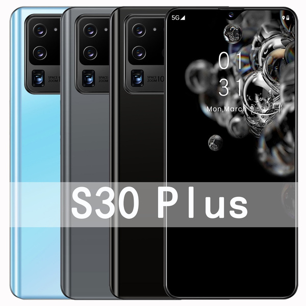 S30 plus 2020 NEW Smartphone with 12GB+512 GB Large Memory 6.8inch Full  Screen Support Fingerprint unlock double Card Mobile Phone | Wish