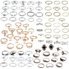 wedding ring, ringsset, vintage jewelry, flowerring