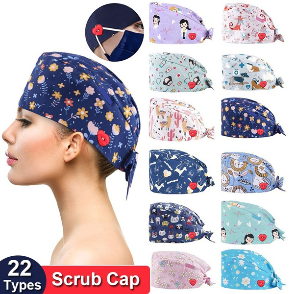 scrub hat with sweatband