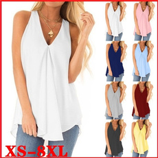 blouse, Summer, Vest, Plus Size